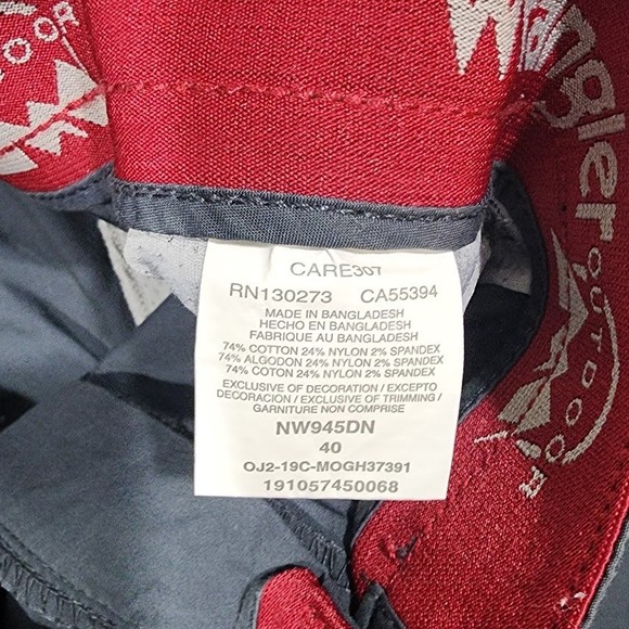 Wrangler Outdoor Men's Gray Utility Shorts Size 40 Cotton Nylon Spandex Blend - Picture 5 of 8